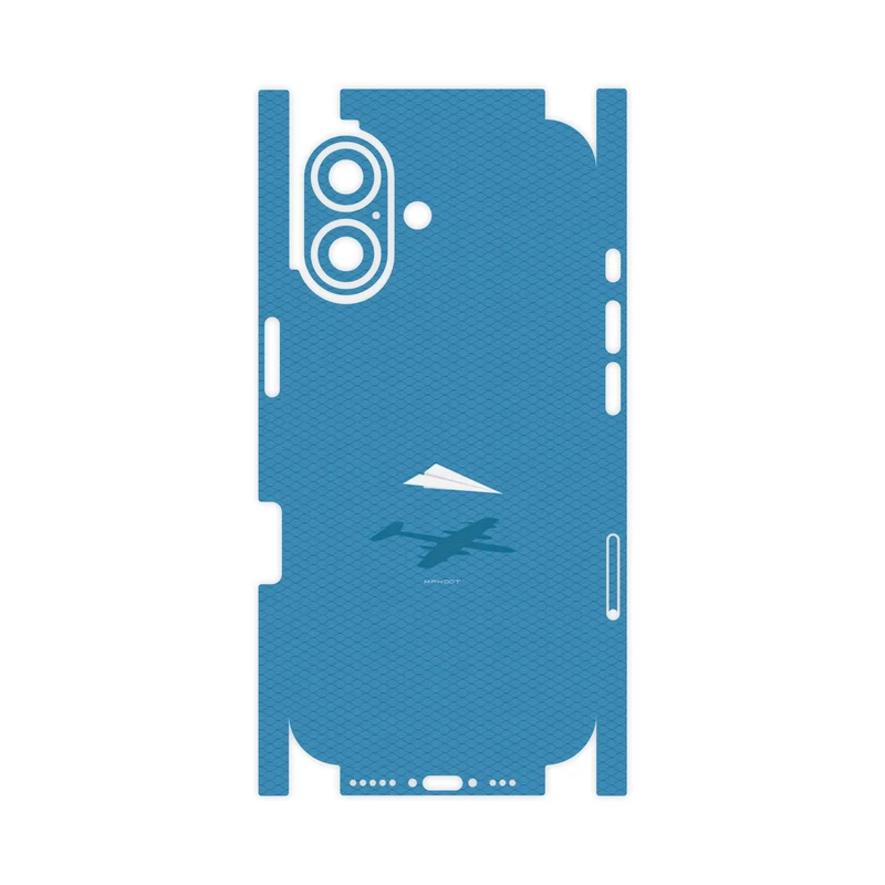 برچسب پوششی ماهوت مدل Minimal Paper Airplane-FullSkin مناسب برای گوشی موبایل اپل iPhone 17
