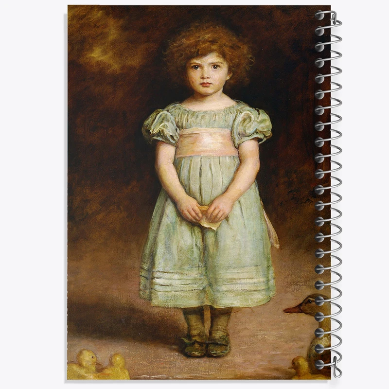 دفتر مشق 100 برگ خندالو طرح نقاشی جوجه اردک اثر جان اورت میلی کد F12356