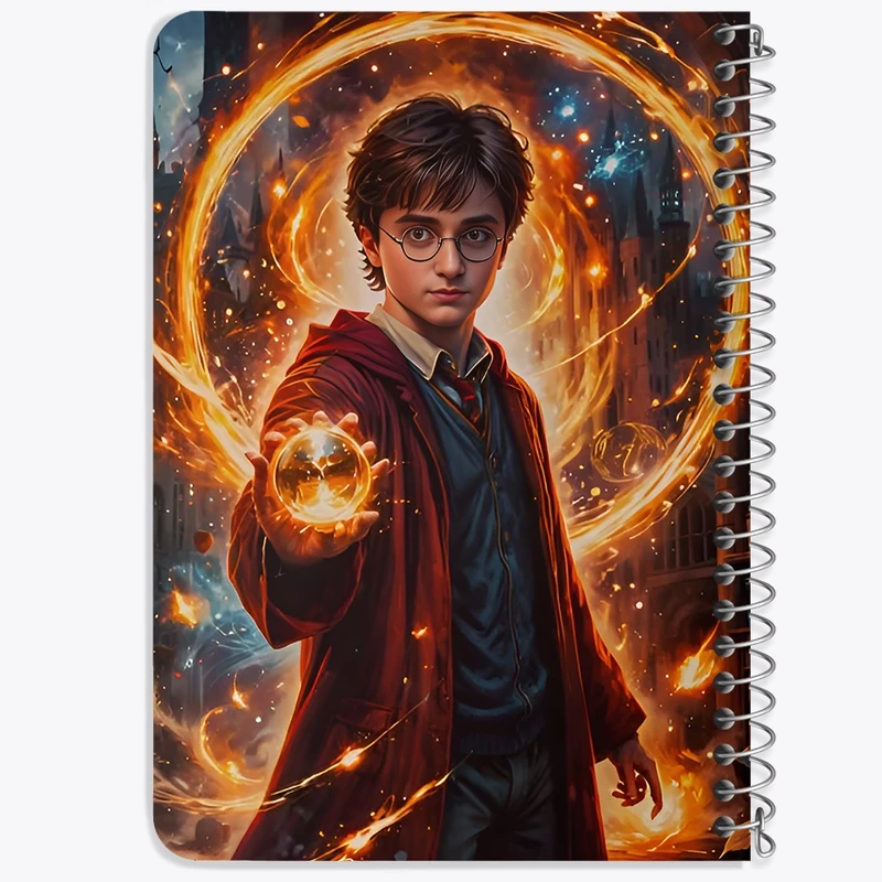 دفتر یادداشت 50 برگ خندالو طرح هری پاتر (Harry Potter) کد F12039