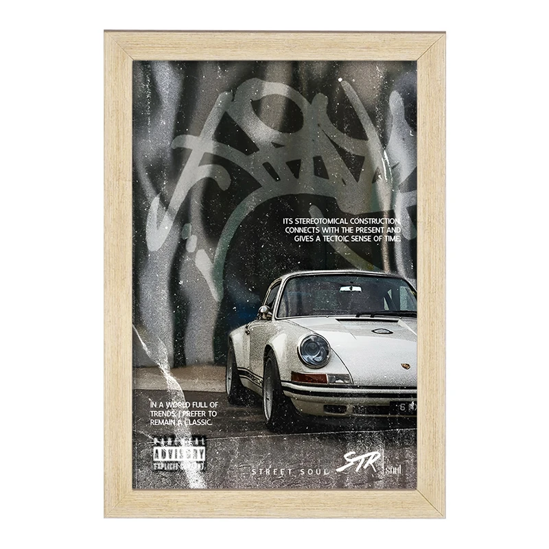 تابلو خندالو طرح پورشه (Porsche) کد F13521