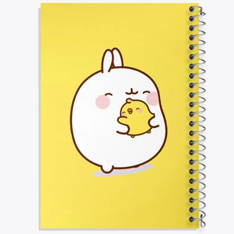 دفتر طراحی 50 برگ خندالو طرح خرگوش کیوت و بامزه کد N2055