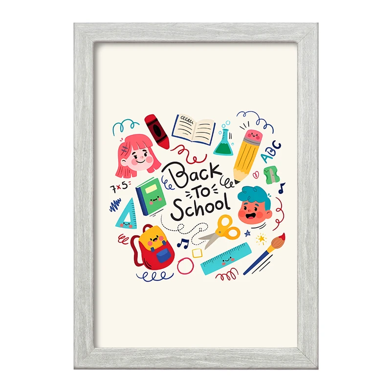 تابلو خندالو طرح بازگشت به مدرسه کد F6126