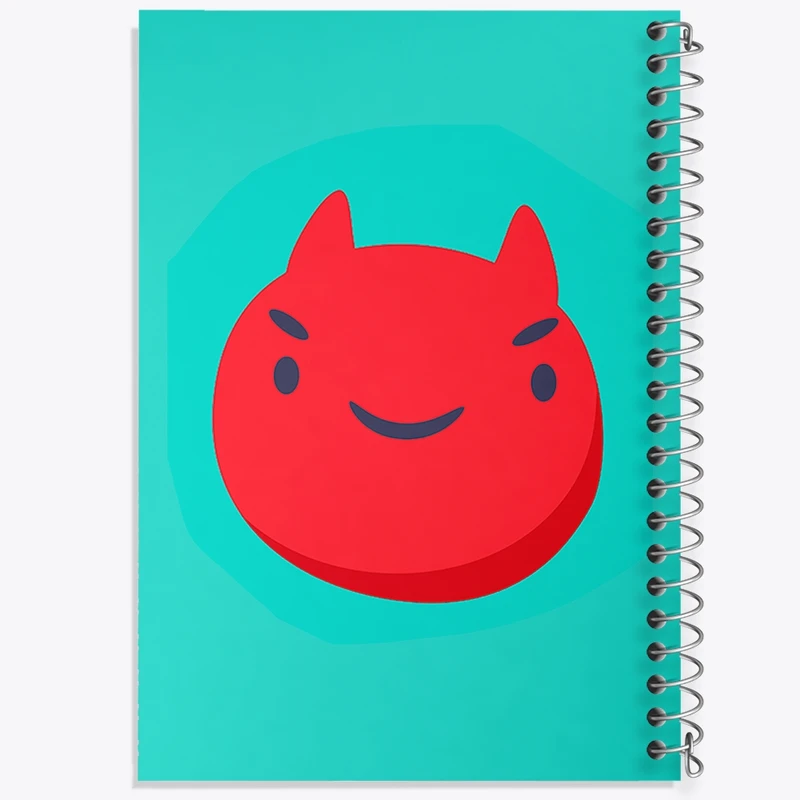 دفتر طراحی 50 برگ خندالو طرح ایموجی Emoji  کد 3012