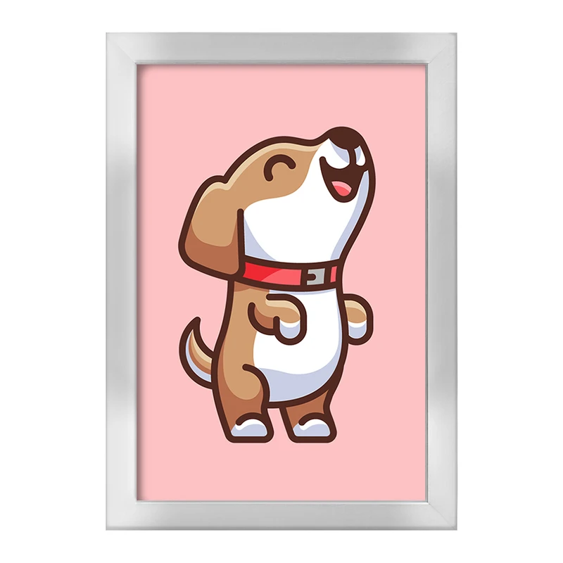 تابلو خندالو طرح حیوانات بامزه سگ کد 28389