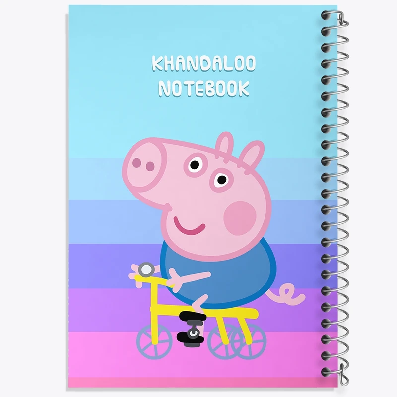 دفتر شطرنجی 50 برگ خندالو طرح انیمیشن پپا پیگ (Peppa Pig) کد N9237