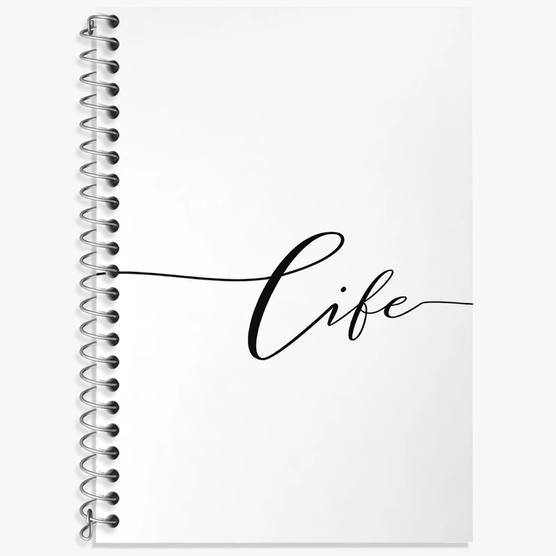 دفتر نت موسیقی 50 برگ خندالو طرح Life کد F3885