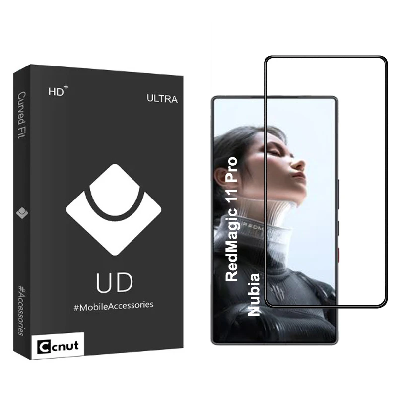 محافظ صفحه نمایش کوکونات مدل FULL-UDB مناسب برای گوشی موبایل ZTE Nubia Red Magic 11 Pro