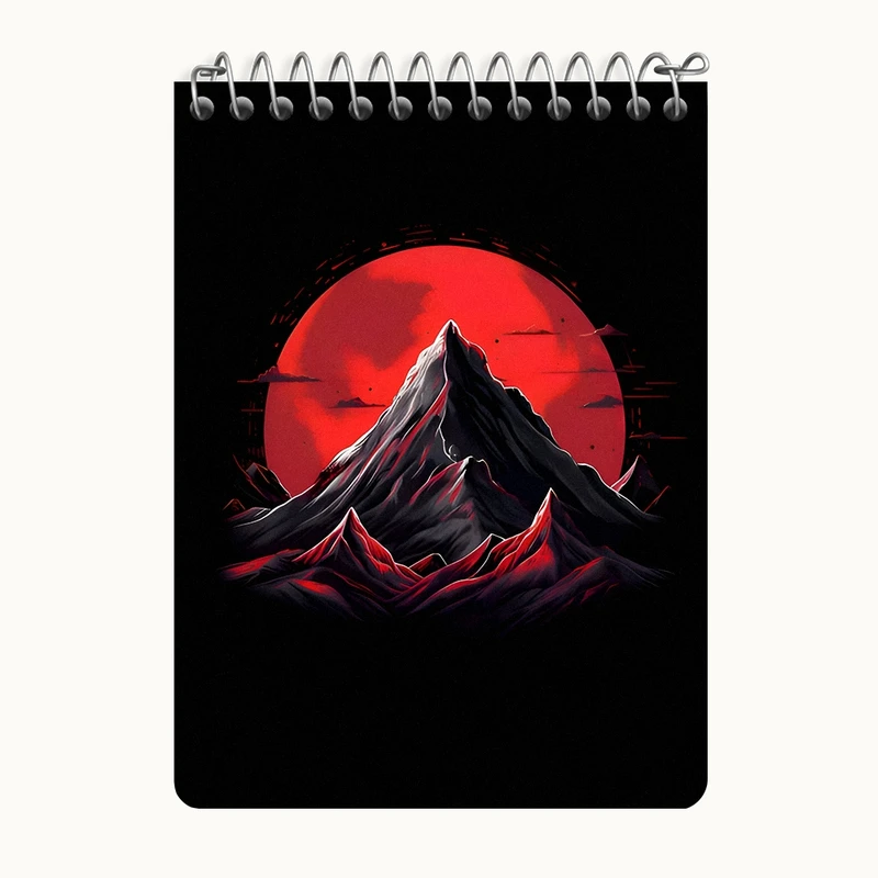 دفتر یادداشت 50 برگ خندالو طرح کوه کد N5965