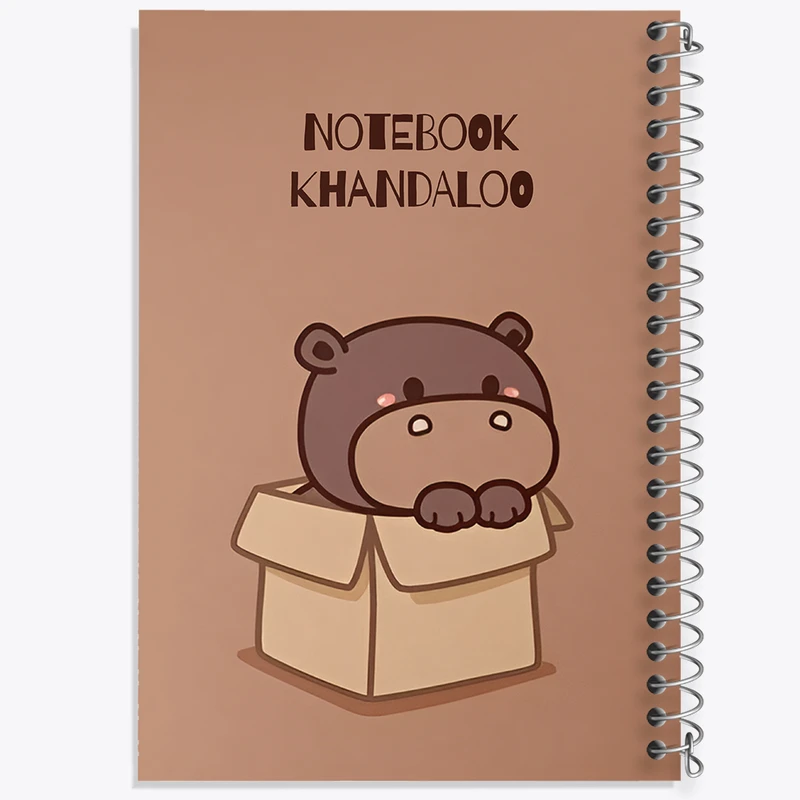 دفتر نقاشی 50 برگ خندالو طرح اسب آبی بامزه کد N7202