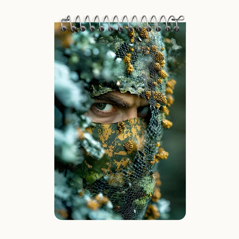 دفتر یادداشت 50 برگ خندالو طرح سرباز کد F7816