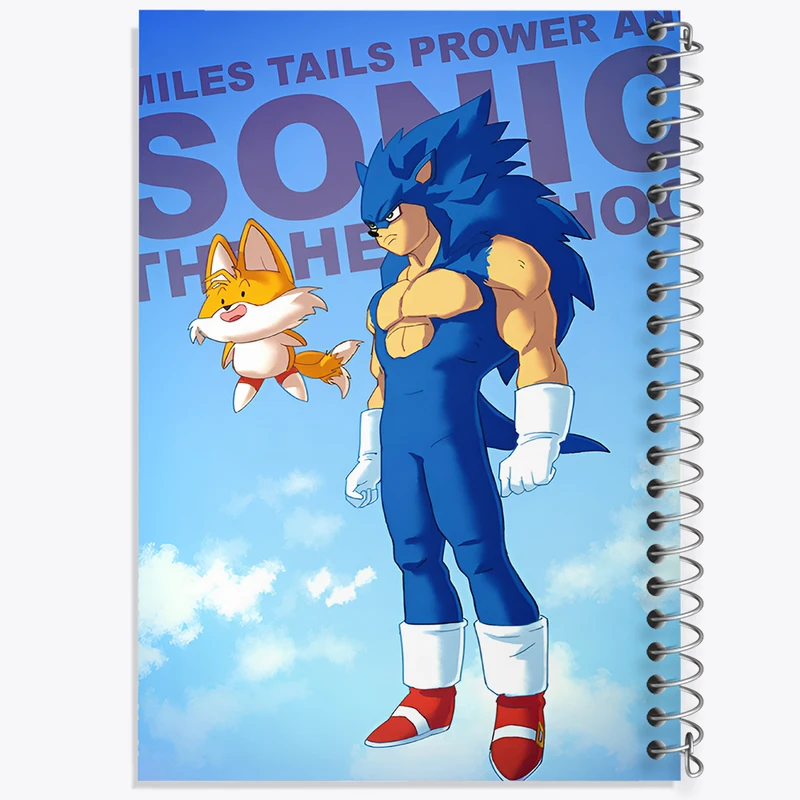 دفتر نقاشی 50 برگ خندالو طرح سونیک (Sonic) کد N8344