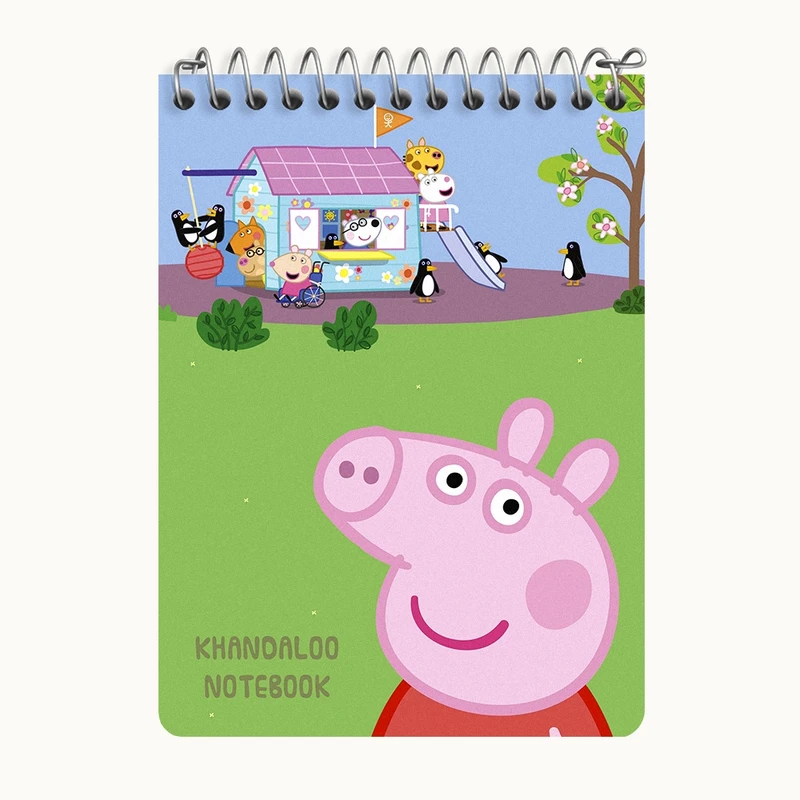 دفتر یادداشت 50 برگ خندالو طرح انیمیشن پپا پیگ (Peppa Pig) کد N9267