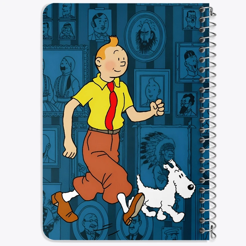 دفتر یادداشت 50 برگ خندالو طرح تن تن (Tintin) کد F10338