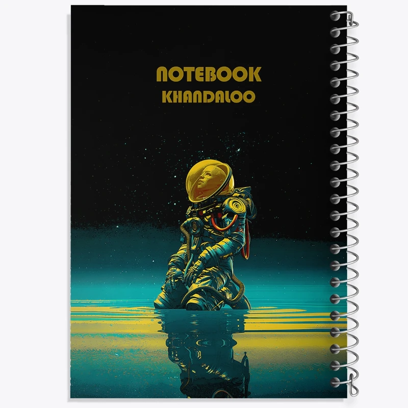 دفتر شطرنجی 50 برگ خندالو طرح فضانورد کد N7700