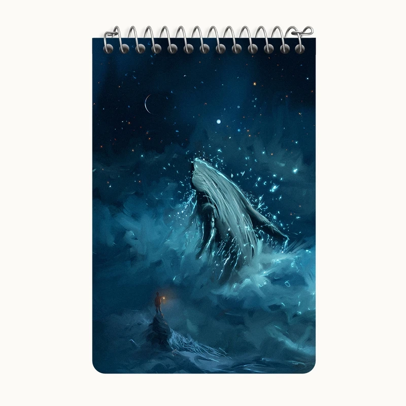 دفتر یادداشت 50 برگ خندالو طرح وال کد F12539