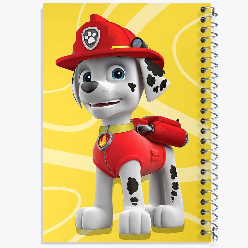 دفتر طراحی 50 برگ خندالو طرح سگ های نگهبان Paw Patrol  کد 3132