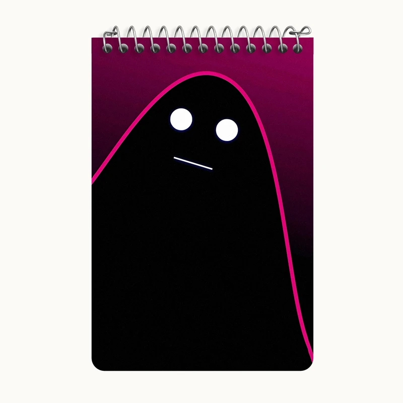 دفتر یادداشت 50 برگ خندالو طرح هیولای بامزه کد F10522