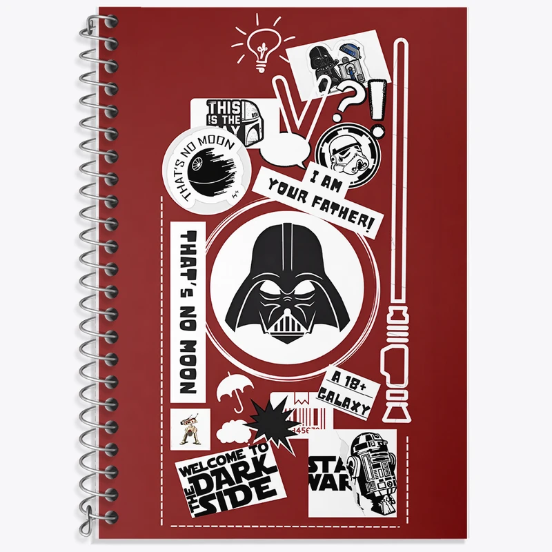 دفتر نت موسیقی 50 برگ خندالو طرح جنگ ستارگان (Star Wars) کد F11053