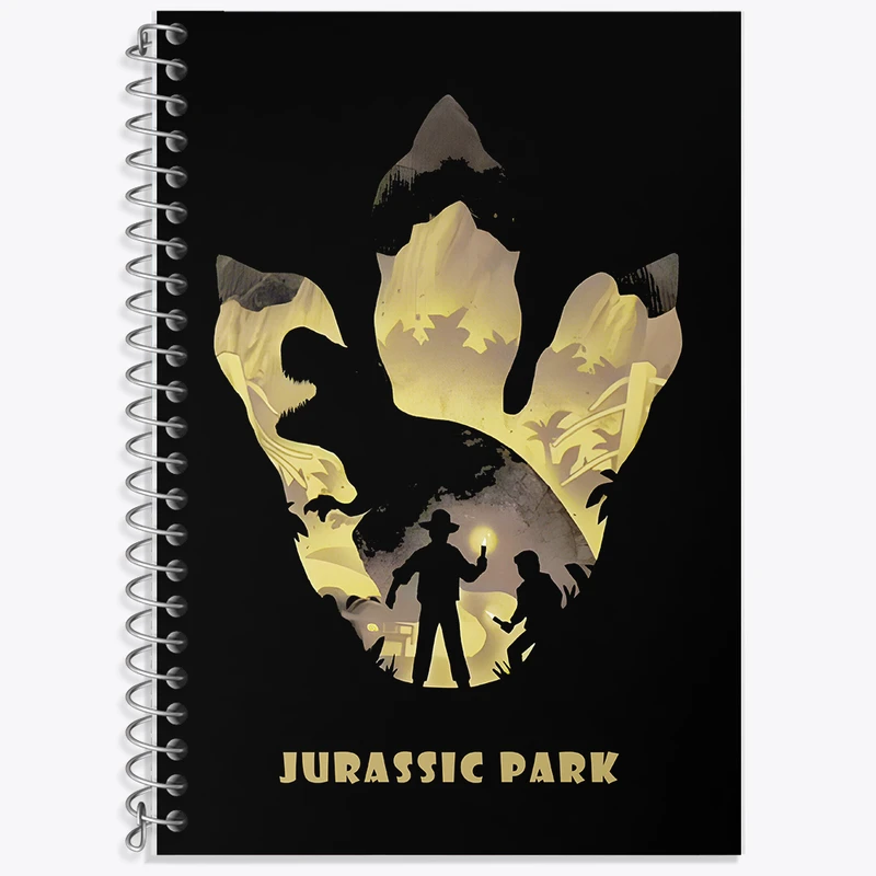 دفتر زبان دوخط 50 برگ خندالو طرح ژوراسیک (Jurassic Park) کد F13786