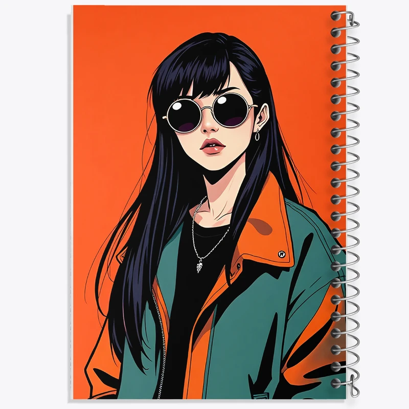 دفتر مشق 100 برگ خندالو طرح دخترانه فانتزی کد N7400