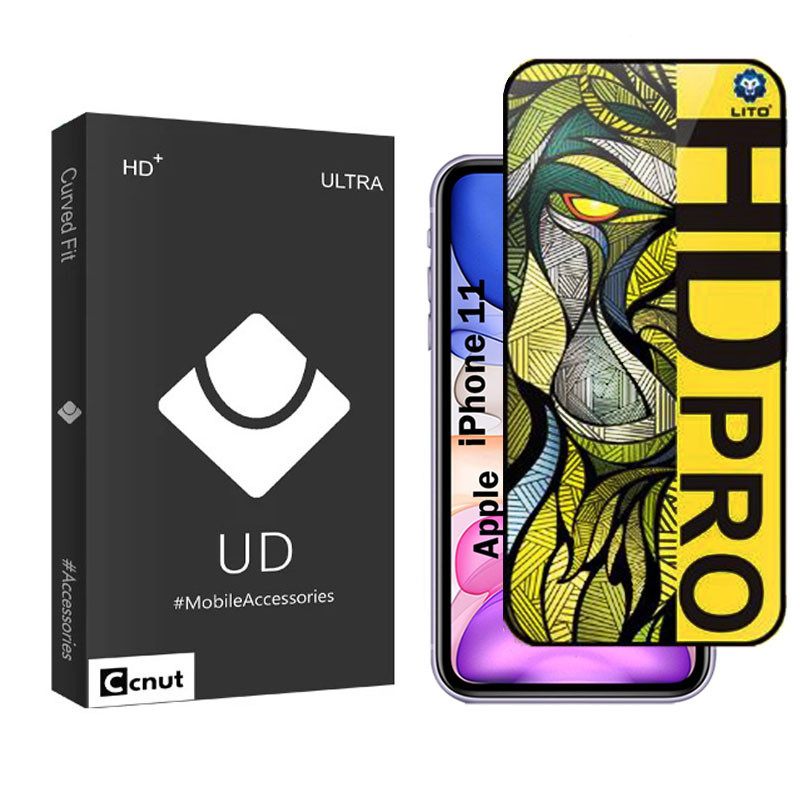 محافظ صفحه نمایش کوکونات مدل LitohM-UDB مناسب برای گوشی موبایل اپل iPhone 11