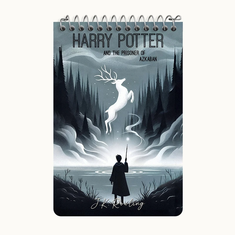 دفتر یادداشت 50 برگ خندالو طرح هری پاتر (Harry Potter) کد F14161