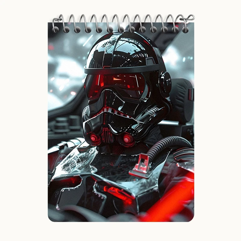 دفتر یادداشت 50 برگ خندالو طرح جنگ ستارگان (Star Wars)  کد N4999