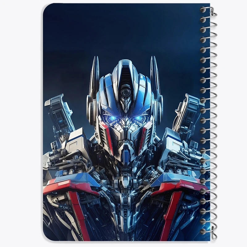 دفتر یادداشت 50 برگ خندالو طرح آپتیموس (Optimus Prime) کد F4760