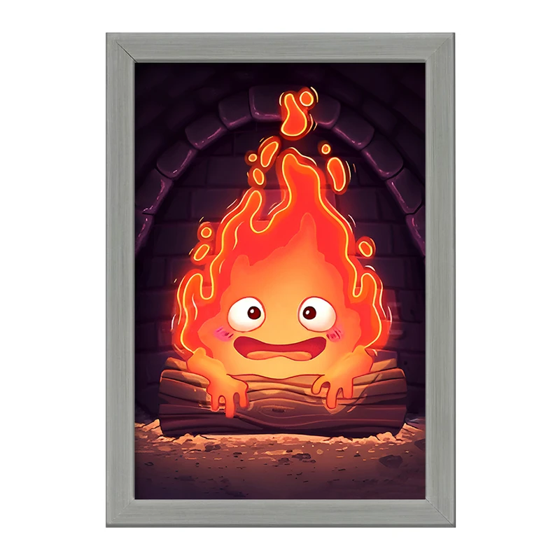 تابلو خندالو طرح کالسیفر قلعه متحرک هاول کد F9380