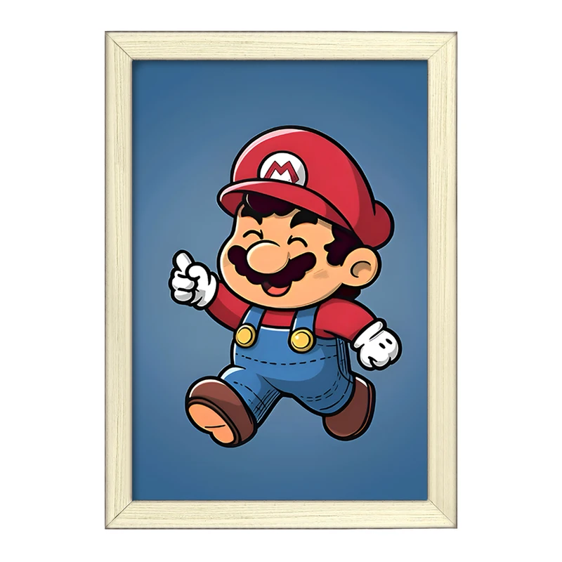 تابلو خندالو طرح سوپر ماریو (Super Mario) کد F9424