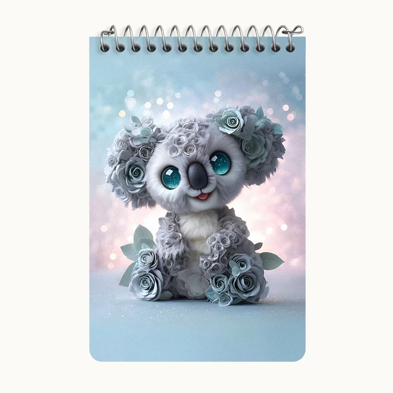 دفتر یادداشت 50 برگ خندالو طرح کوآلا بامزه کد F7518