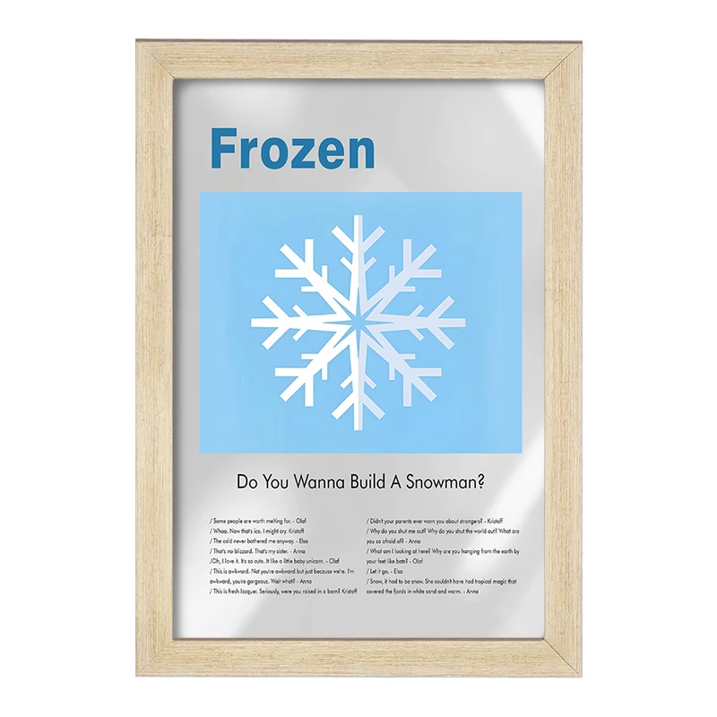 تابلو خندالو طرح فروزن (Frozen) کد F13820