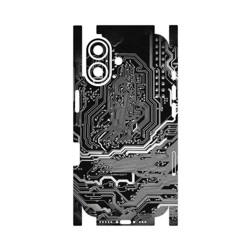 برچسب پوششی ماهوت مدل Black_Printed_Circuit_Board-FullSkin مناسب برای گوشی موبایل اپل iPhone 17