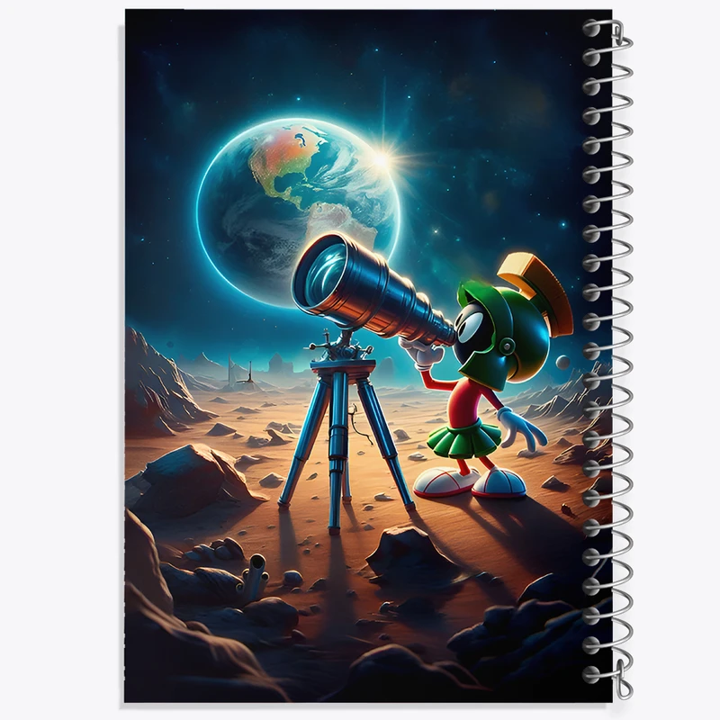 دفتر نقاشی 50 برگ خندالو طرح ماروین مریخی (Marvin the Martian) کد F11750