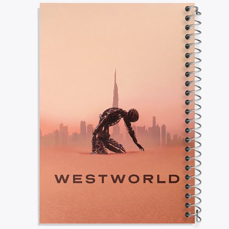 دفتر طراحی 50 برگ خندالو طرح سریال وست ورلد West World  کد 10197