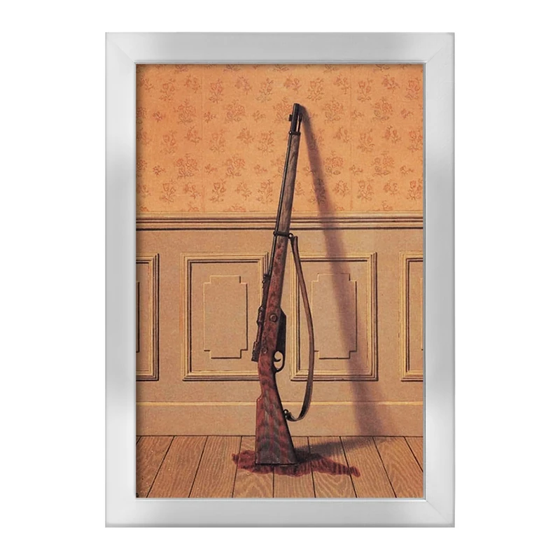 تابلو خندالو طرح نقاشی بازمانده اثر رنه ماگریت کد F12444