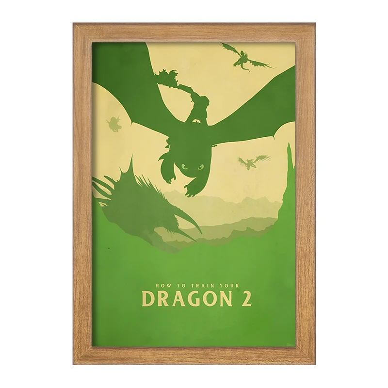 تابلو خندالو طرح اژدها سواران کد F13567