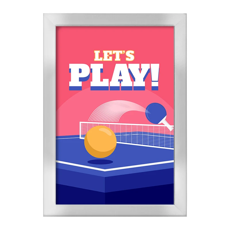 تابلو خندالو طرح پینگ پنگ Ping Pong کد 27991