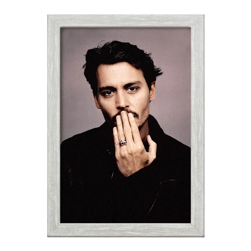 تابلو خندالو طرح جانی دپ Johnny Depp  کد 3301