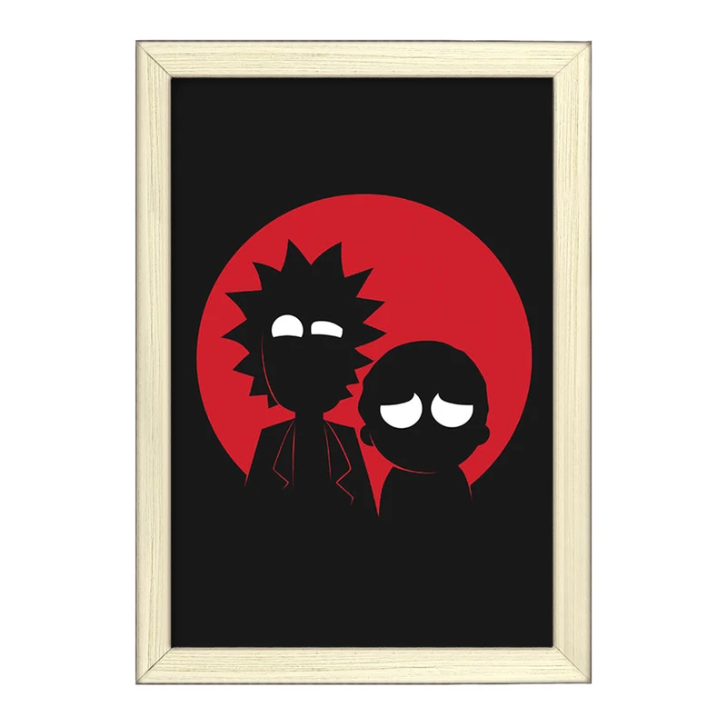 تابلو خندالو طرح ریک و مورتی Rick and Morty  کد 3210