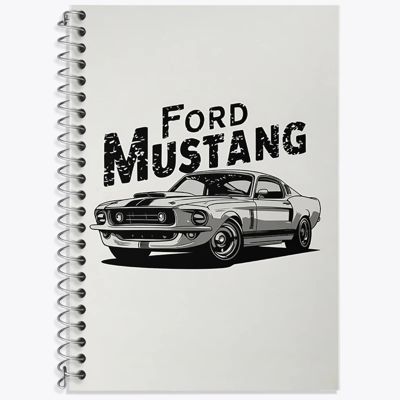 دفتر لغت 50 برگ خندالو طرح ماشین فورد کد F10368