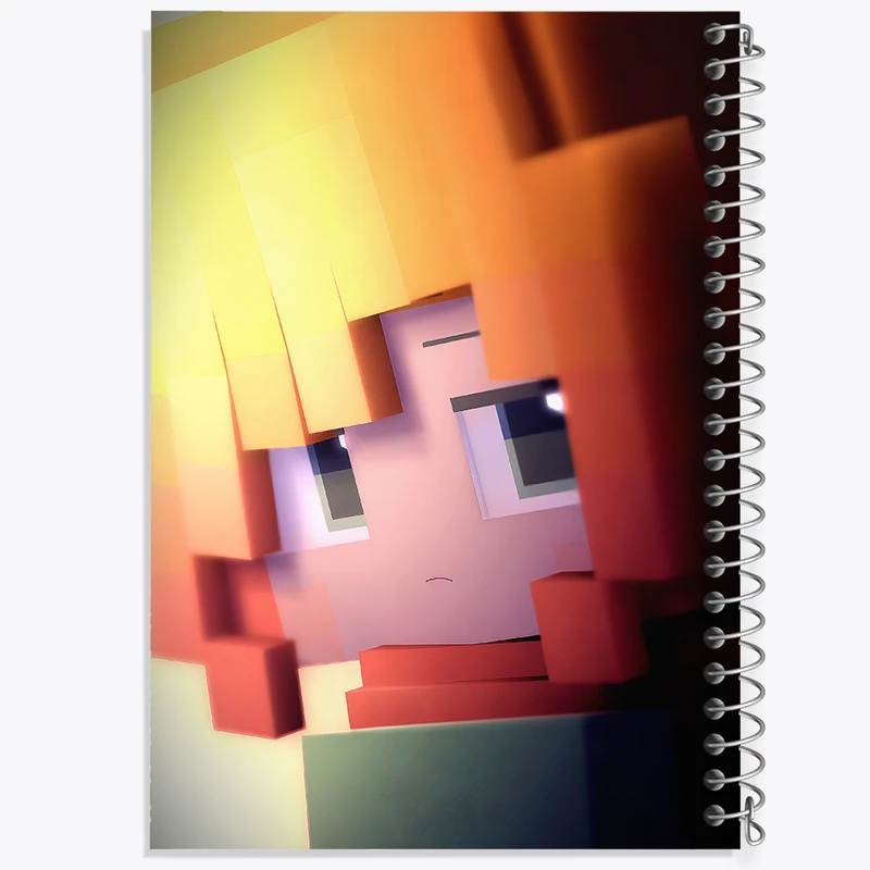 دفتر مشق 100 برگ خندالو طرح ماینکرافت (Minecraft) کد F14075