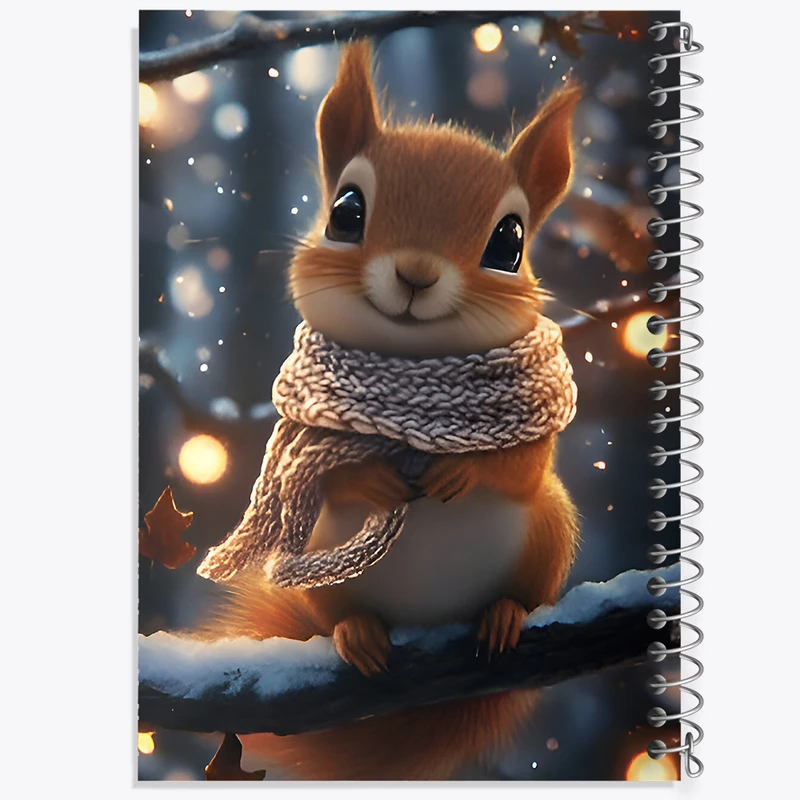 دفتر نقاشی 50 برگ خندالو طرح سنجاب بامزه کد F9617