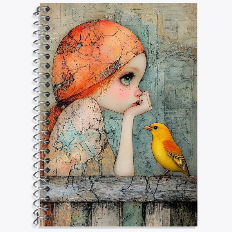 دفتر نت موسیقی 50 برگ خندالو طرح دخترانه کد N9385