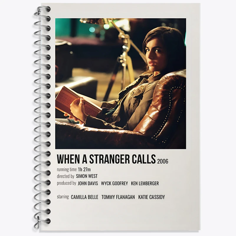 دفتر نت موسیقی 50 برگ خندالو طرح When A Stranger Calls کد F13011