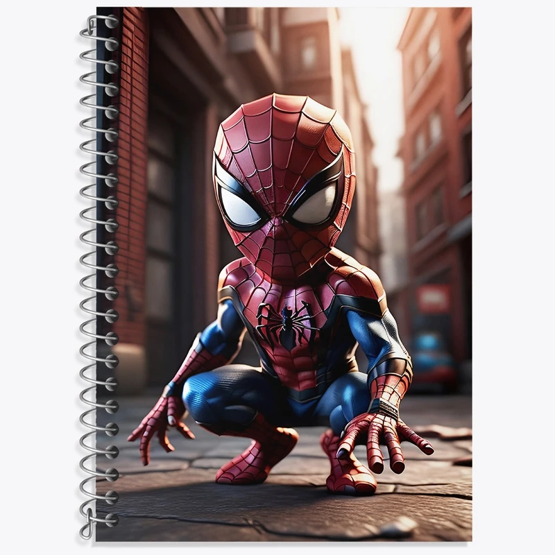 دفتر لغت 50 برگ خندالو طرح مرد عنکبوتی (Spider Man) کد F4389