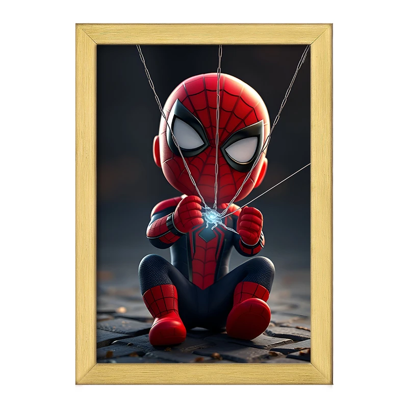 تابلو خندالو طرح مرد عنکبوتی کد F11665