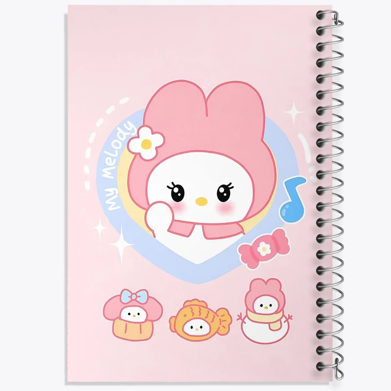 دفتر طراحی 50 برگ خندالو طرح ملودی کد N4184