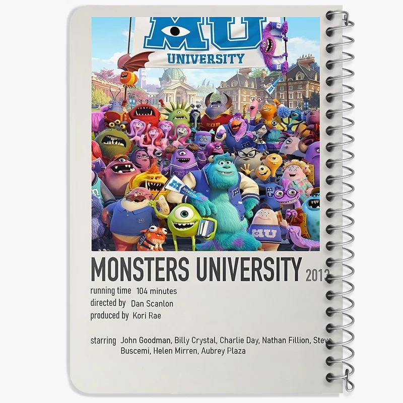 دفتر یادداشت 50 برگ خندالو طرح کارخانه هیولا ها (Monsters University) کد F13384