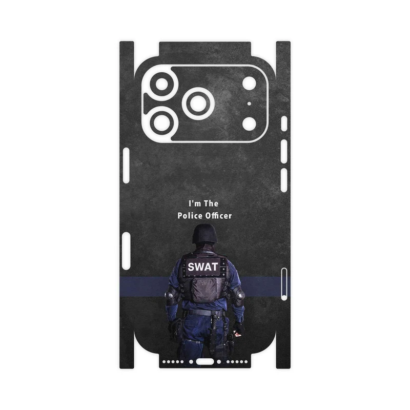 برچسب پوششی ماهوت مدل Police Officer-FullSkin مناسب برای گوشی موبایل اپل iPhone 17 Pro